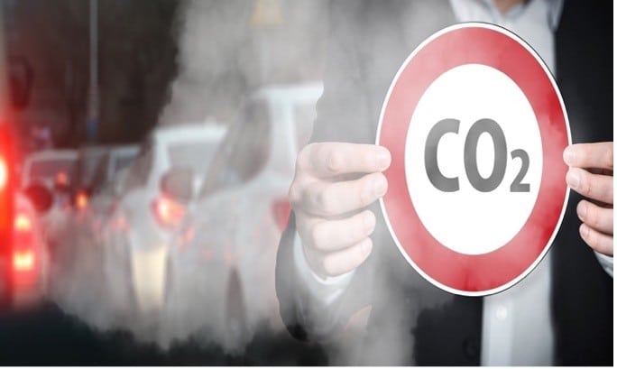 CO2 stop sign