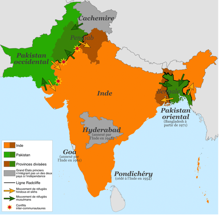 Carte L’Inde