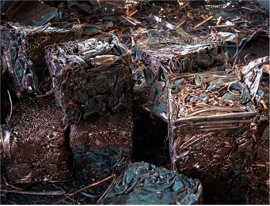 ADIMAS | déchet de cuivre préparer pour le recyclage des déchets électroniques