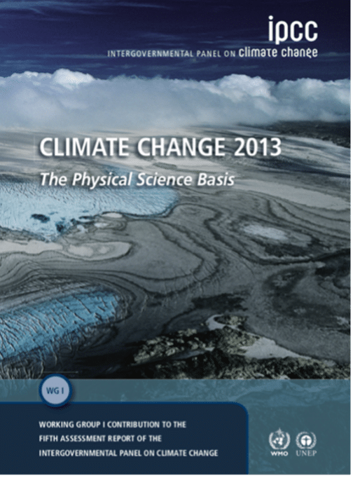 ADIMAS | page de garde rapport du GIEC, changement climatique 2013