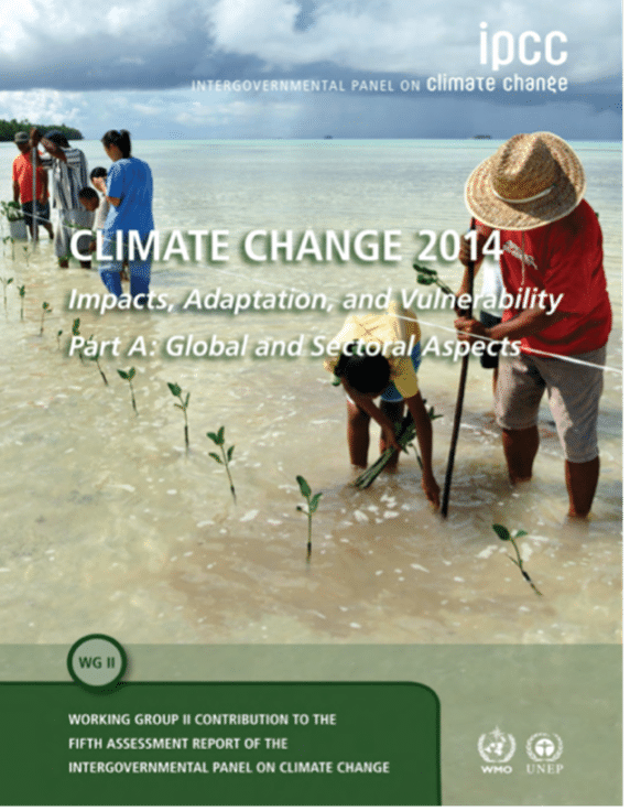 ADIMAS | page de garde rapport du GIEC, changement climatique 2014 grp 2