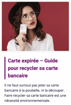 ADIMAS | Carte expirée – Guide pour recycler sa carte bancaire